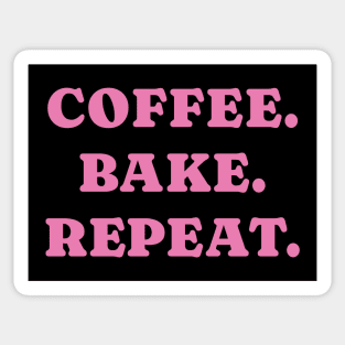 Coffee. Bake. Repeat. Sticker